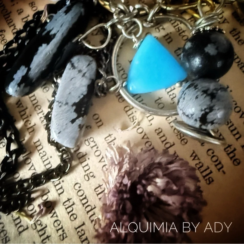 🖤🌙 Secret Friend — 🌙🌊 Onyx Spell Bottle Bag Charm — Witchy Coastal Protectio